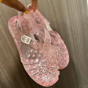 Jelly flats sandals